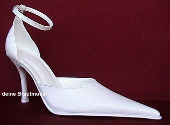 Pumps Schuhe z.Brautkleid weiß,ivory,creme Gr.34 41 neu