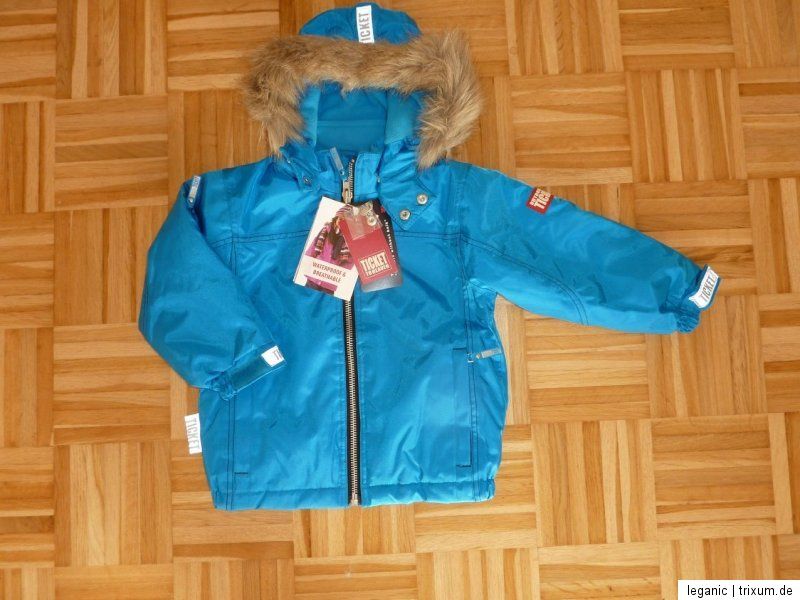 NEU Ticket to Heaven Winterjacke Eik Jacket türkis blue aster rar 3J