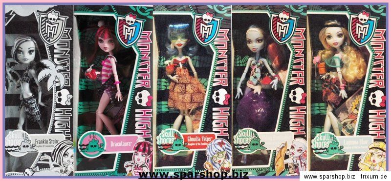 Monster High Skull Shores Beach Dolls   Strandpuppen Auswahl möglich