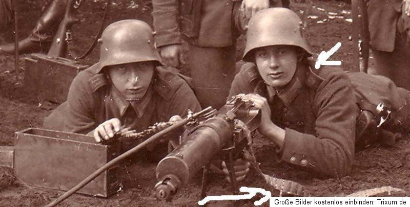 Sturmtrupp MG Bajonett Stahlhelm IR 18 Stosstrupp Scharfschütze