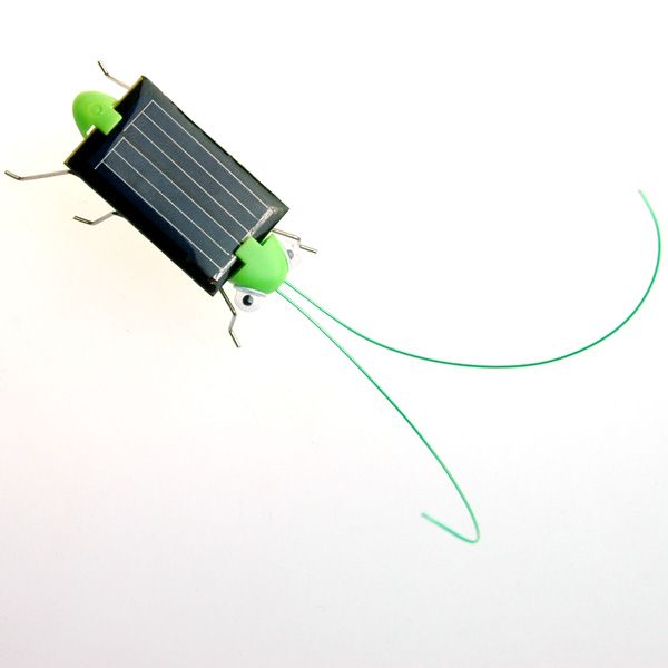 Solar Spielzeug Grashüpfer Heuschrecke Heupferd Grasshopper Tier