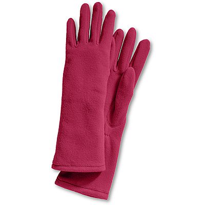 LANDS END Extralange ThermaCheck 100 Fleece Handschuhe für Damen