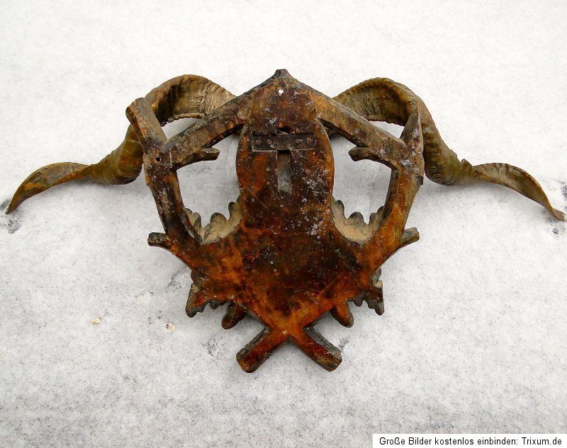 HISTORISCHES GROSSES GEWEIH JAGDTROPHÄE UM 1900 WUNDERBARE