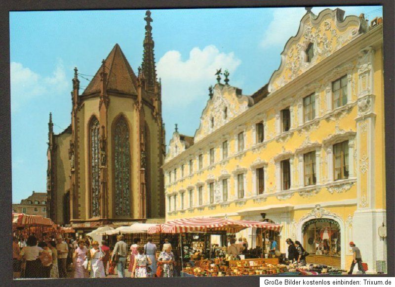 Würzburg Markt Marienkapelle Falkenhaus