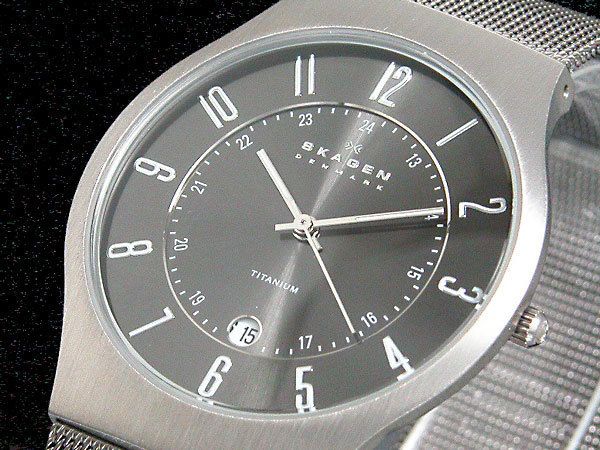 NEU Skagen 233XLTTM Herrenuhr TITAN Uhr Super Slim