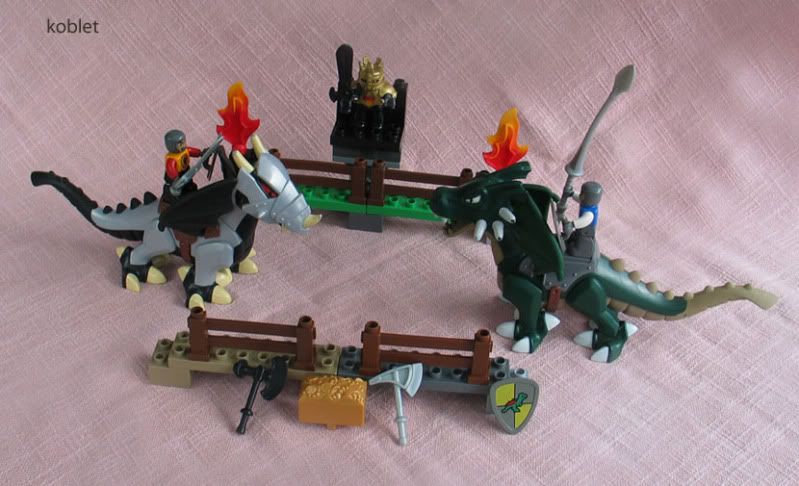 Lego DUPLO Ritterzeit   Ritterturnier 2 Drachen   7846