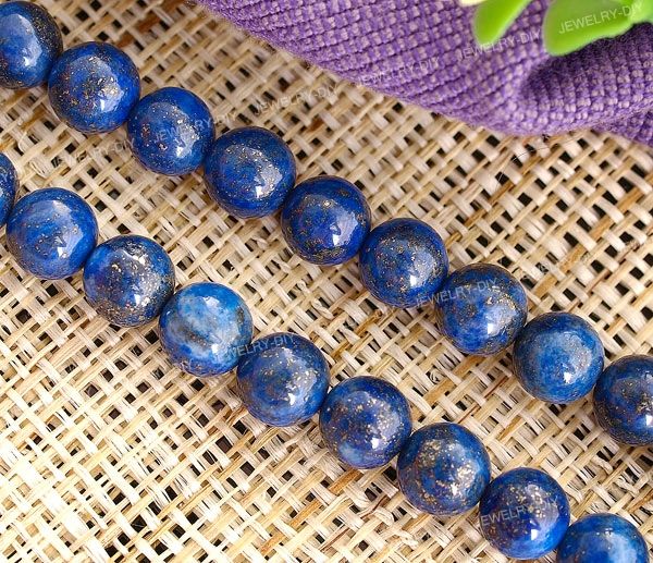 8mm Strang Lapislazuli Naturstein Edelstein Perlen Rund CHARMS