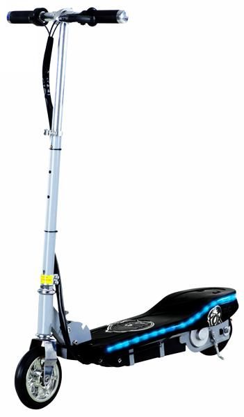 Elektro Scooter McFun Lightline B schwarz mit blauem oder roten