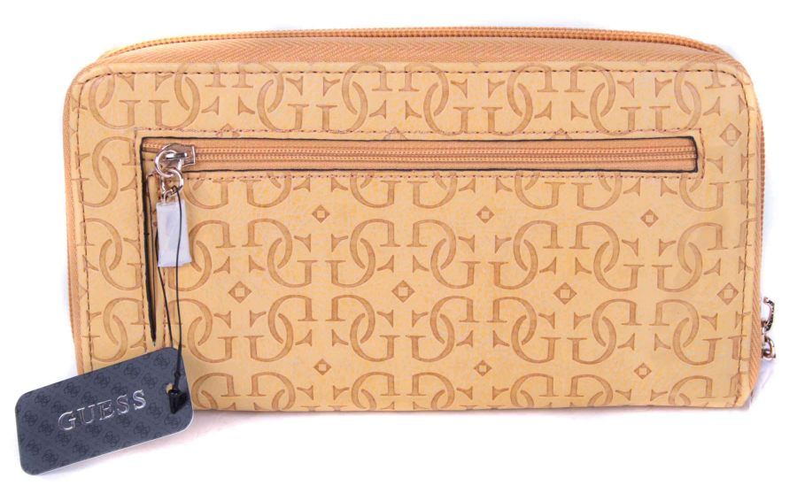 Guess Portemonnaie Geldbörse Cowgirl Small Zip Organizer Gelb #20