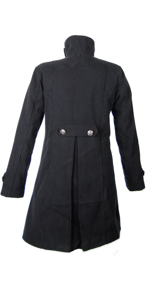 SCHICKER SCHÖNER DAMEN WINTER JACKE / MANTEL MILITARY CAPE / STYLE