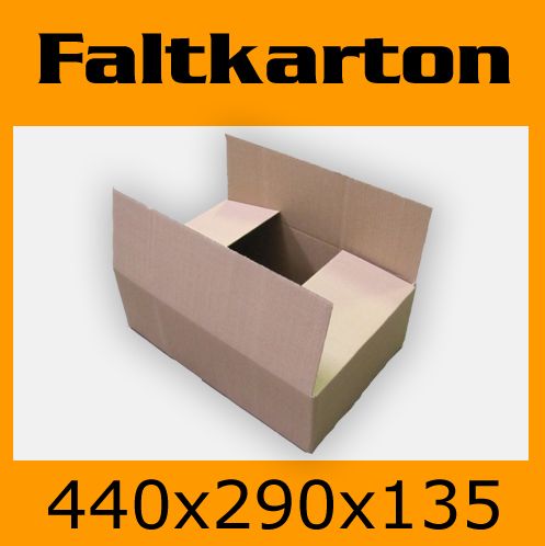 20 Kartons Faltschachteln   440 x 290 x 135 mm