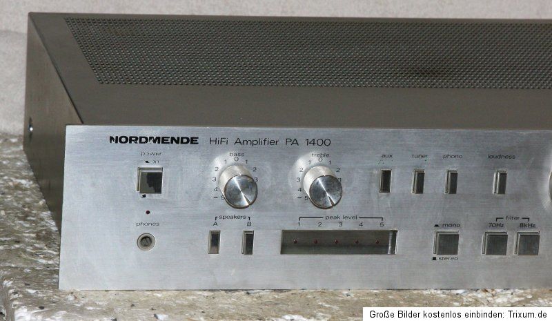 Nordmende PA 1400 HiFi Integrated Amplifier Vintage Stereo Verstärker