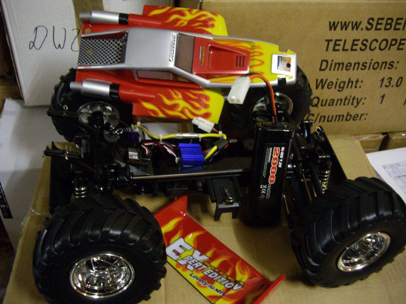 DW297 Seben 2 4 GHZ Buggy Elektro RC Auto 4WD RTR 560 1 10