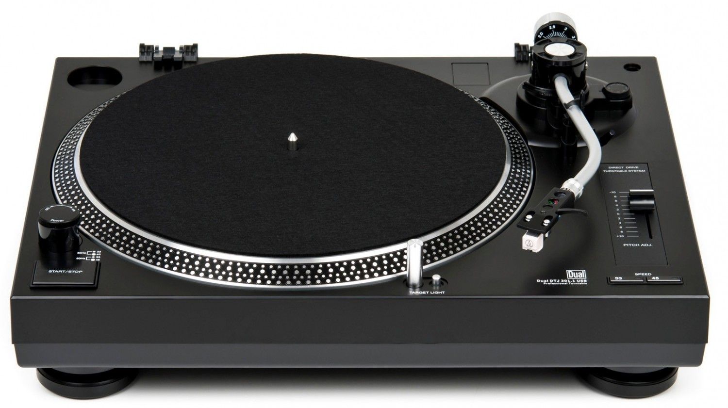 Dual DTJ 301.1 USB DJ Profi Plattenspieler mit Scratch Funktion