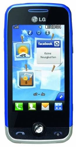 Handy LG GS290 Cookie Fresh Silver/Blue Blau NEU & OVP Touchscreen