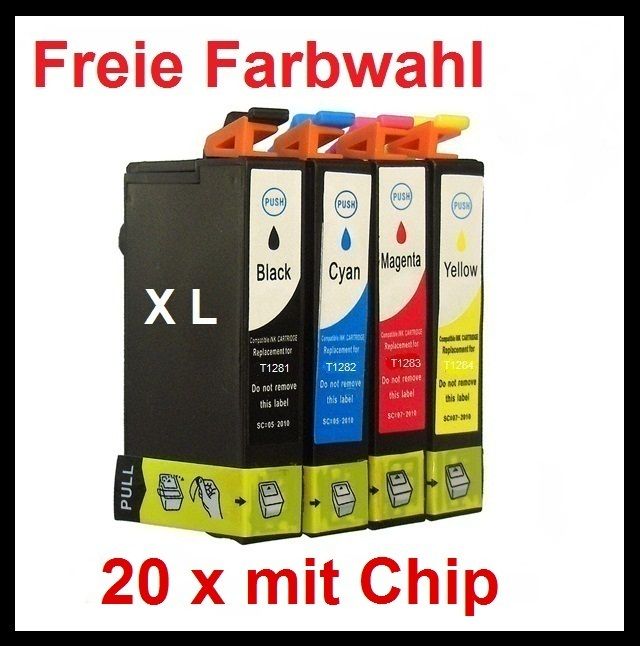 20xPatronen für Epson Stylus SX425W,SX435W,SX440W,SX445W, BX305F