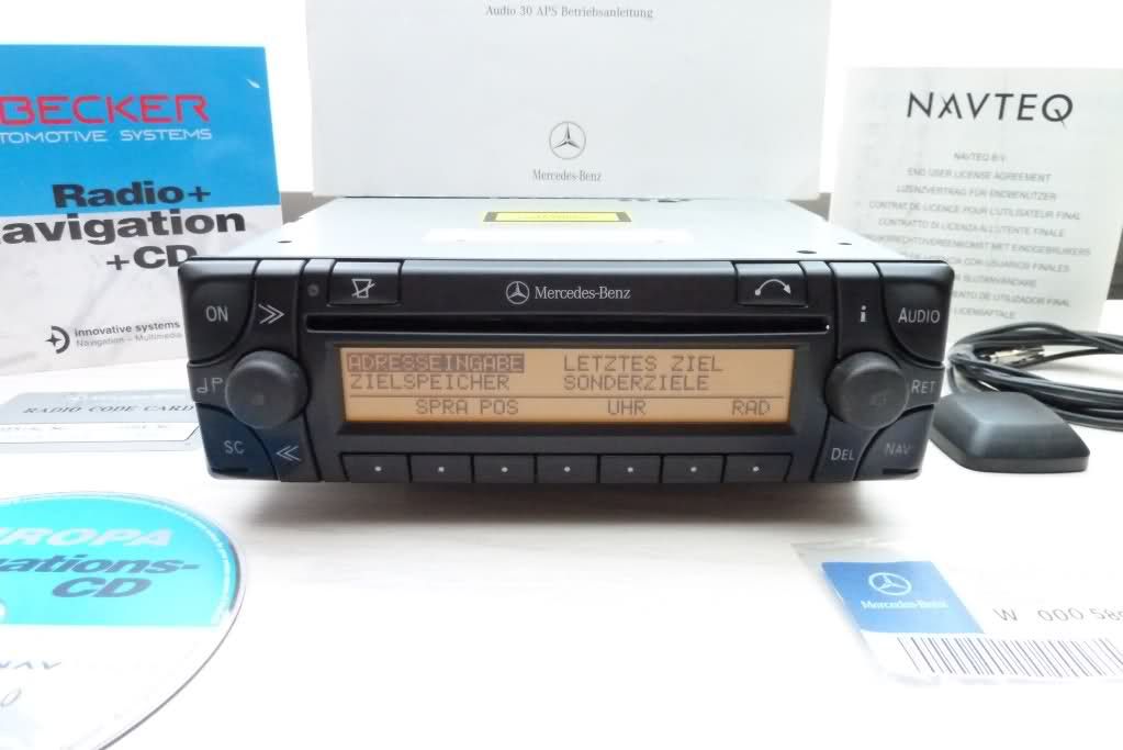 Mercedes APS 30 Classic Navigation CD Auto Radio R129 SL W124 W126