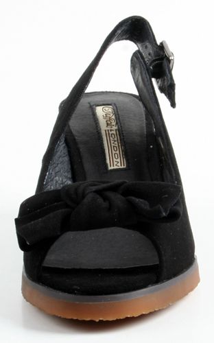 Buffalo Sandalen 310 6367 Kid Suede Black 01 Schwarz