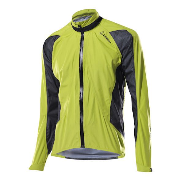 Löffler Regenjacke Radjacke Bike Jacke Gore Active Shell hellgrün