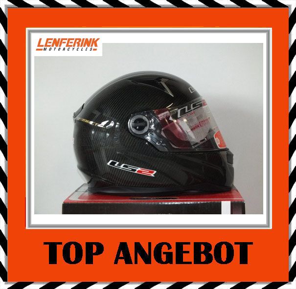 N332 LS2 FF396 CT2 Carbon Integralhelm Gr L Motorradhelm Motorrad Helm