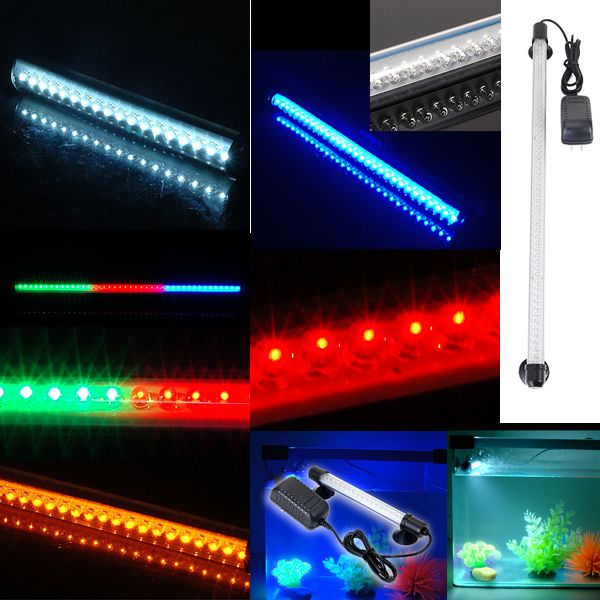 Aquarium Fische Leuchtstabe LED Beleuchtung Lampe wasserdicht WEISS