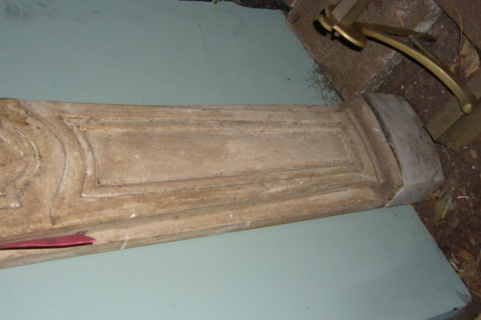 Kaminmaske Louis XV Frankreich um 1750/60 chimney face sandstone