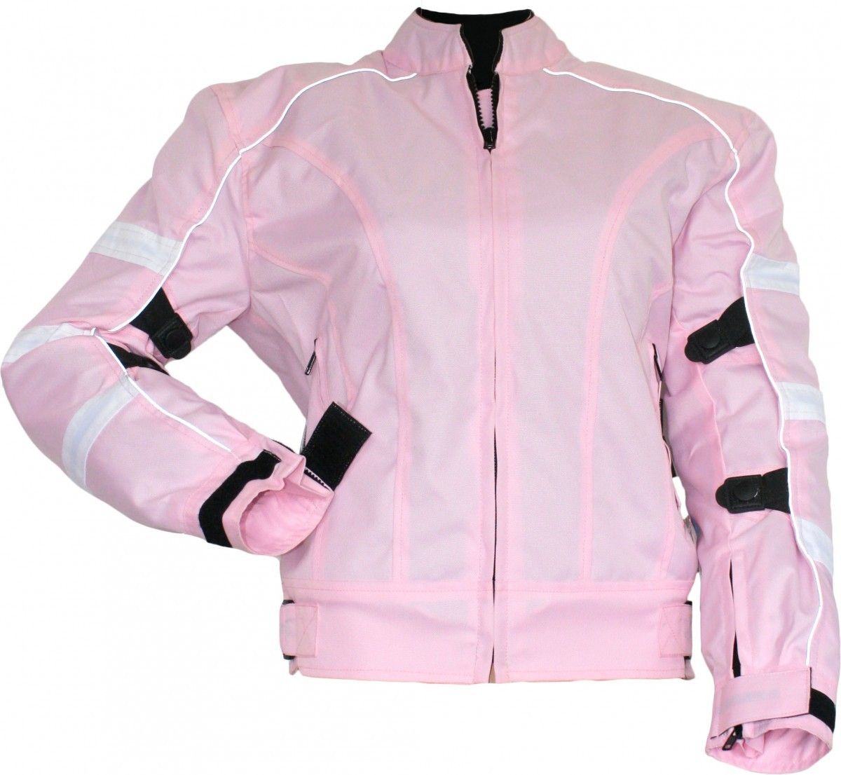 Damen Motorradjacke Biker jacke Cordura Textil Protektoren