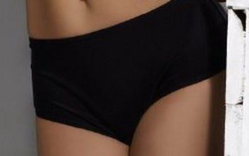 Badeshort, Hot Pant,Short,Tankinipants,Schwarz Gr42 52