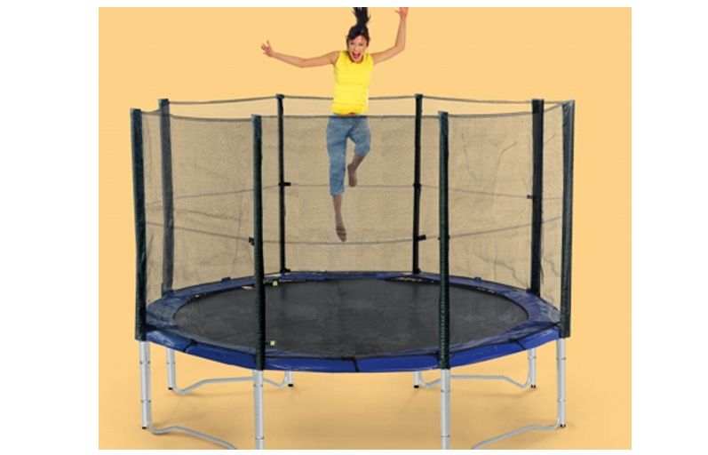 Gartentrampolin Trampolin 360 cm Durchmesser mit Netz Garten Trampolin