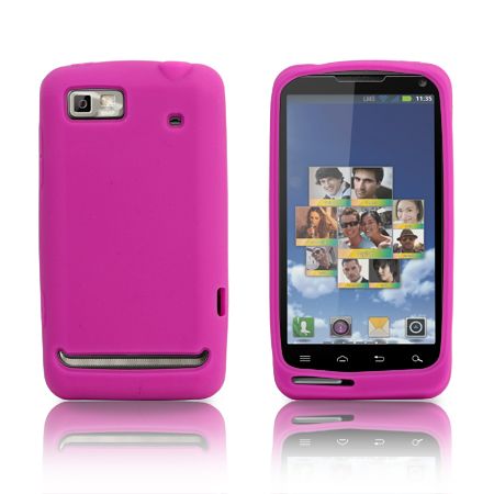 SOFT SILICONE CASE COVER FOR MOTOROLA MOTOLUXE XT615 + SCREEN