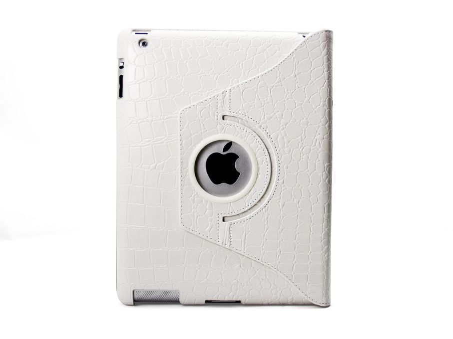 iPAD 2 360° Struktur PU Leder Tasche Hülle Case, Display Schutz