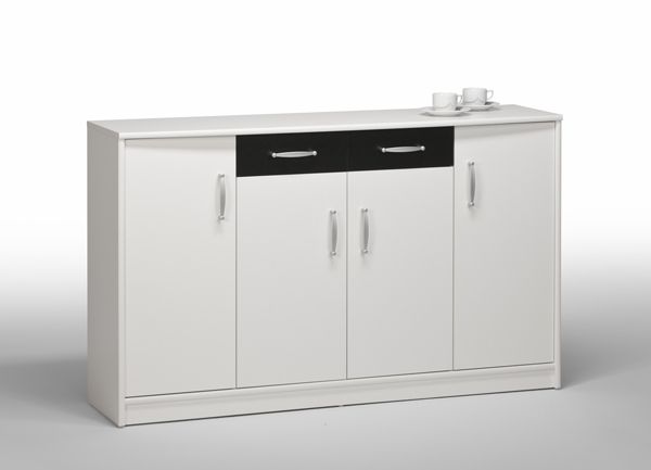 Sideboard Kommode Aktenschrank Schrank Mod.K362 Wenge Weiss