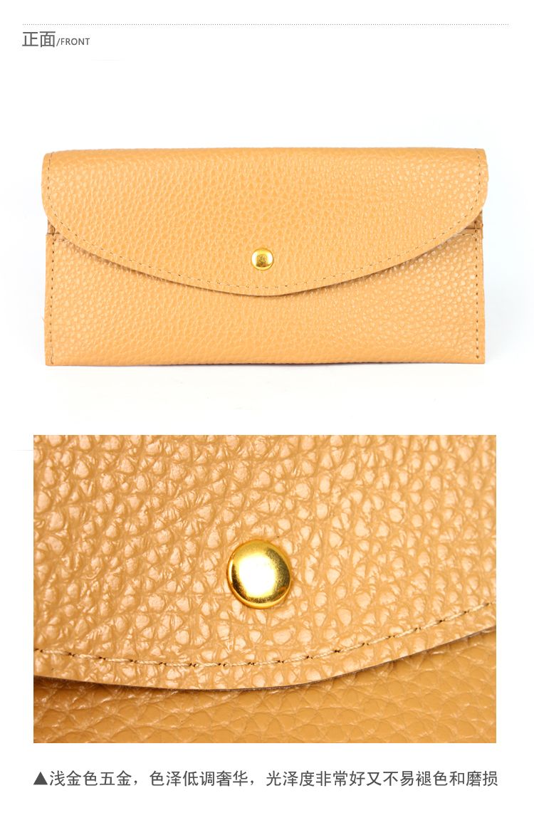 Korean Style PU Leather Lady Girls Clutch Purse Wallet Bag #353