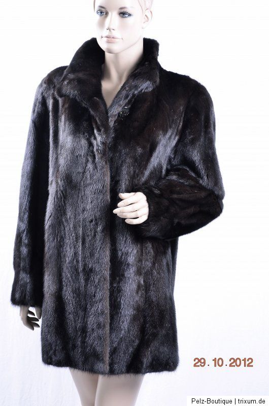 NERZJACKE dark saga mink fur jacket vison nerts Pelzjacke aus Nerz