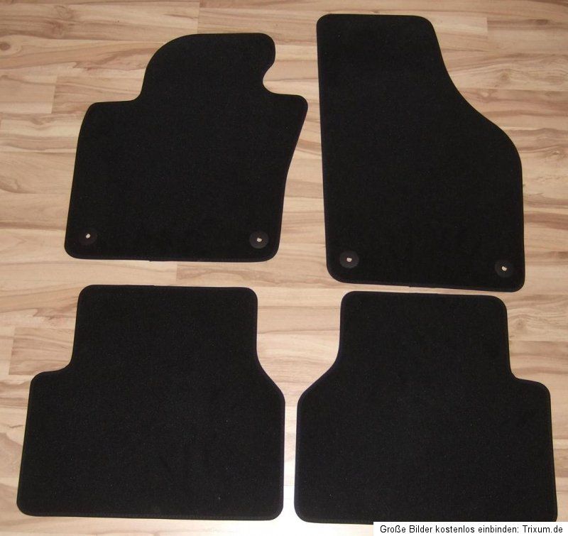 Original Velours Fußmatten VW Tiguan schwarz vorne & hinten