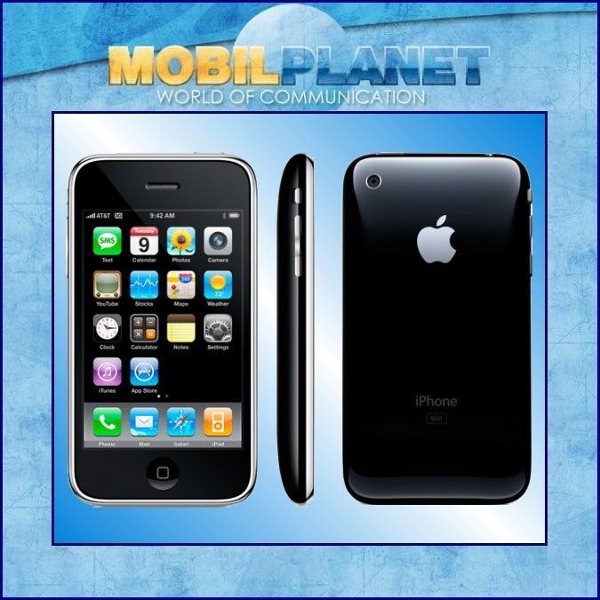 APPLE IPHONE 3G 3 G 8GB 8 GB BLACK FACHHANDEL