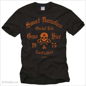 VINTAGE SKULL T SHIRT GRAS BIER SPRUCH TOTENKOPF S XXL