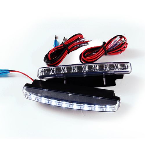 NEU 16 LED Tagfahrleuchten Tagfahrlicht DRL 2x 8LED Auto KFZ Audi