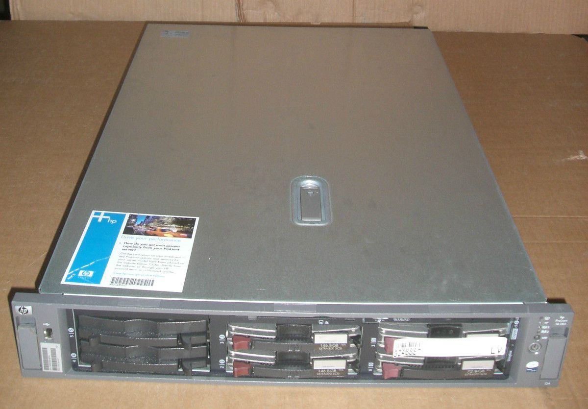 HP Proliant DL385 G1 AMD Opteron Dual Core 280 2,4GHz/2GB/72GB HD/SCSI