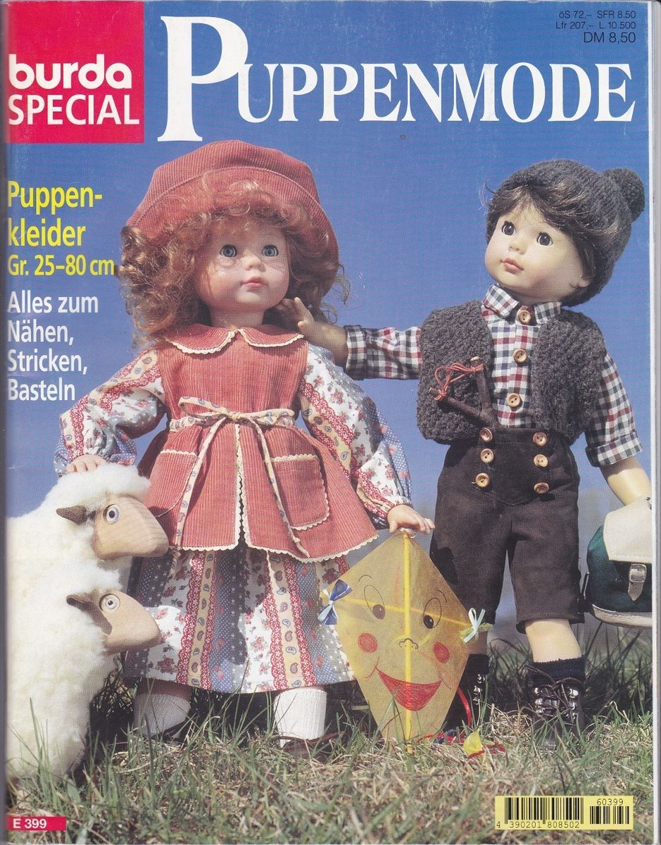 BURDA Special Puppenmode E 399 Puppenkleider naehen fuer Puppen Baby