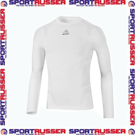 Adidas TECHFIT Preparation LS Funktionsshirt white
