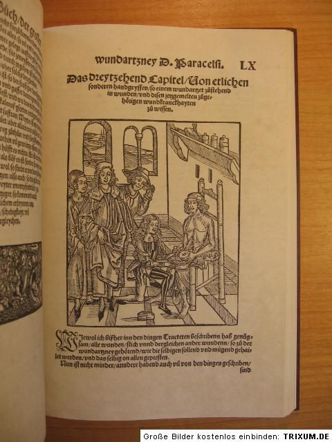 Paracelsus Grosse Wundarzney 1536 / Reprint 1989