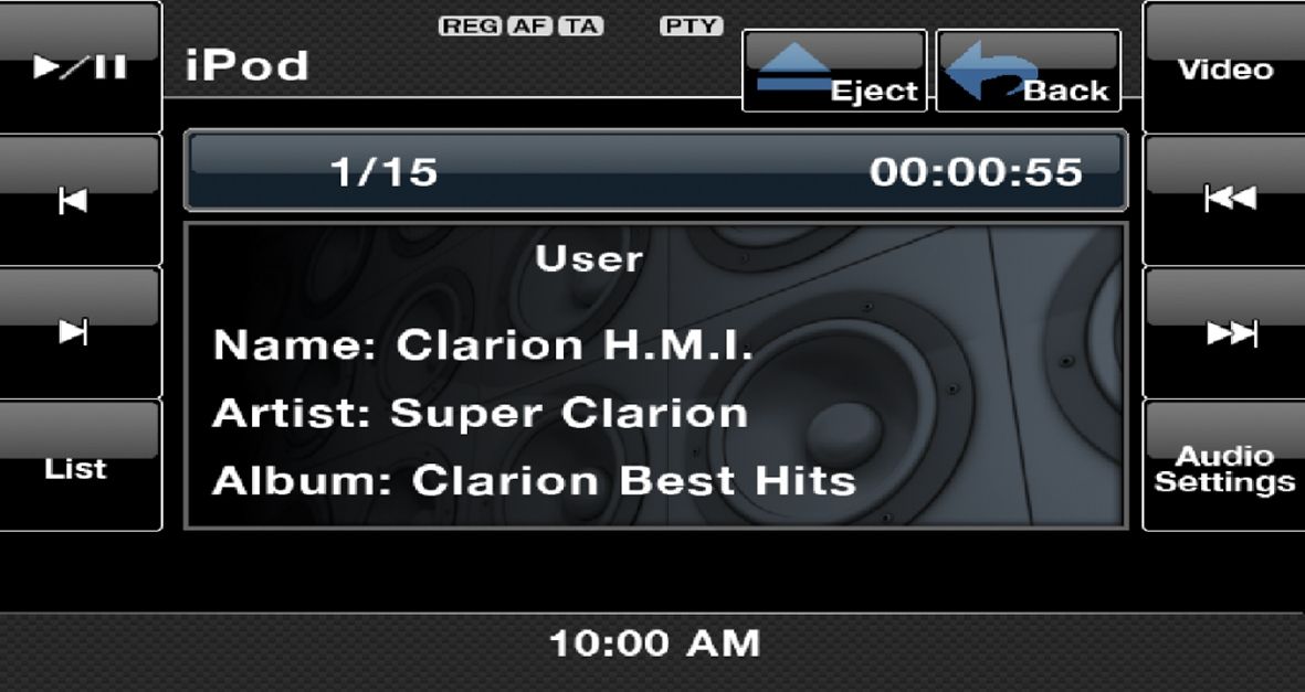 Clarion VX401E Multimedia Doppel DVD USB Bluetooth 