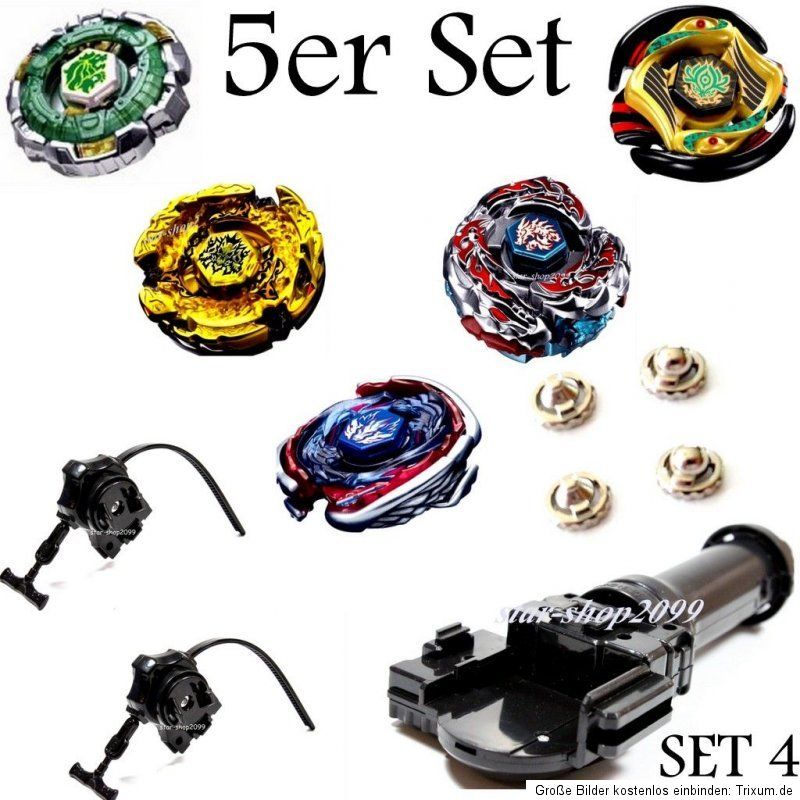 30 5er SETs Wählbar für Beyblade Arena Metall Fusion Metal Masters