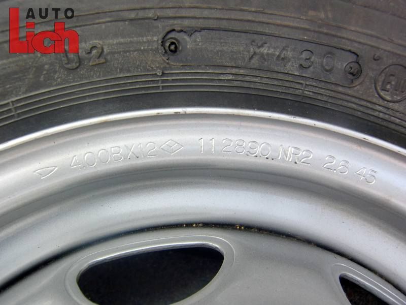 Daihatsu Cuore Mira L201 BJ91 Ersatzrad Reserverad 145/70R12 69S