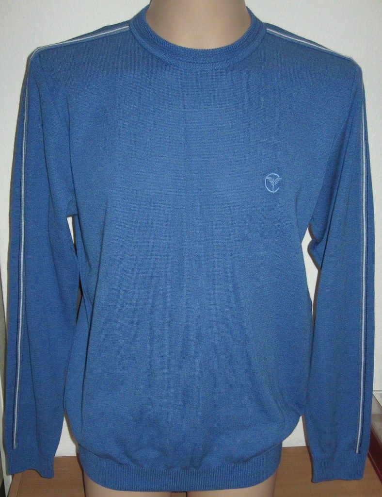 Carlo Colucci Modern Cut Gr.50 NEUER trendiger Strick Pullover