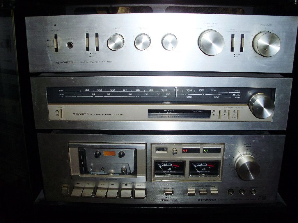 PIONEER Stereoanlage Verstärker SA 408 Tuner TX 408L Kassette CT 506