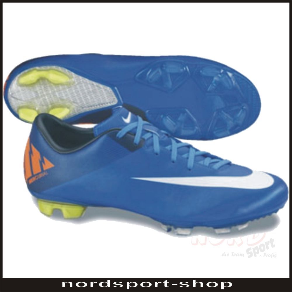 Nike Mercurial Miracle II FG Fußballschuh Gr. 45,5 blau