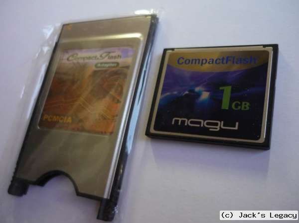 PCMCIA ADF Transfer Kit Amiga 600 1200 + 1GB CF Card