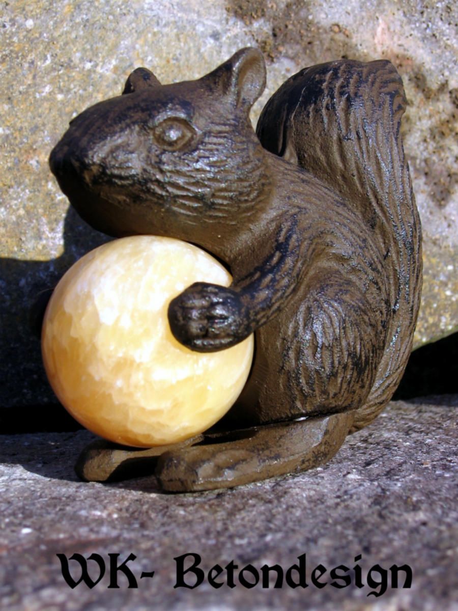 Eichhörnchen Squirrel Skulptur Figur Tier WK Betondesig